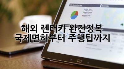 해외 렌터카 완전정복 🚗💨 국제면허부터 주행팁까지